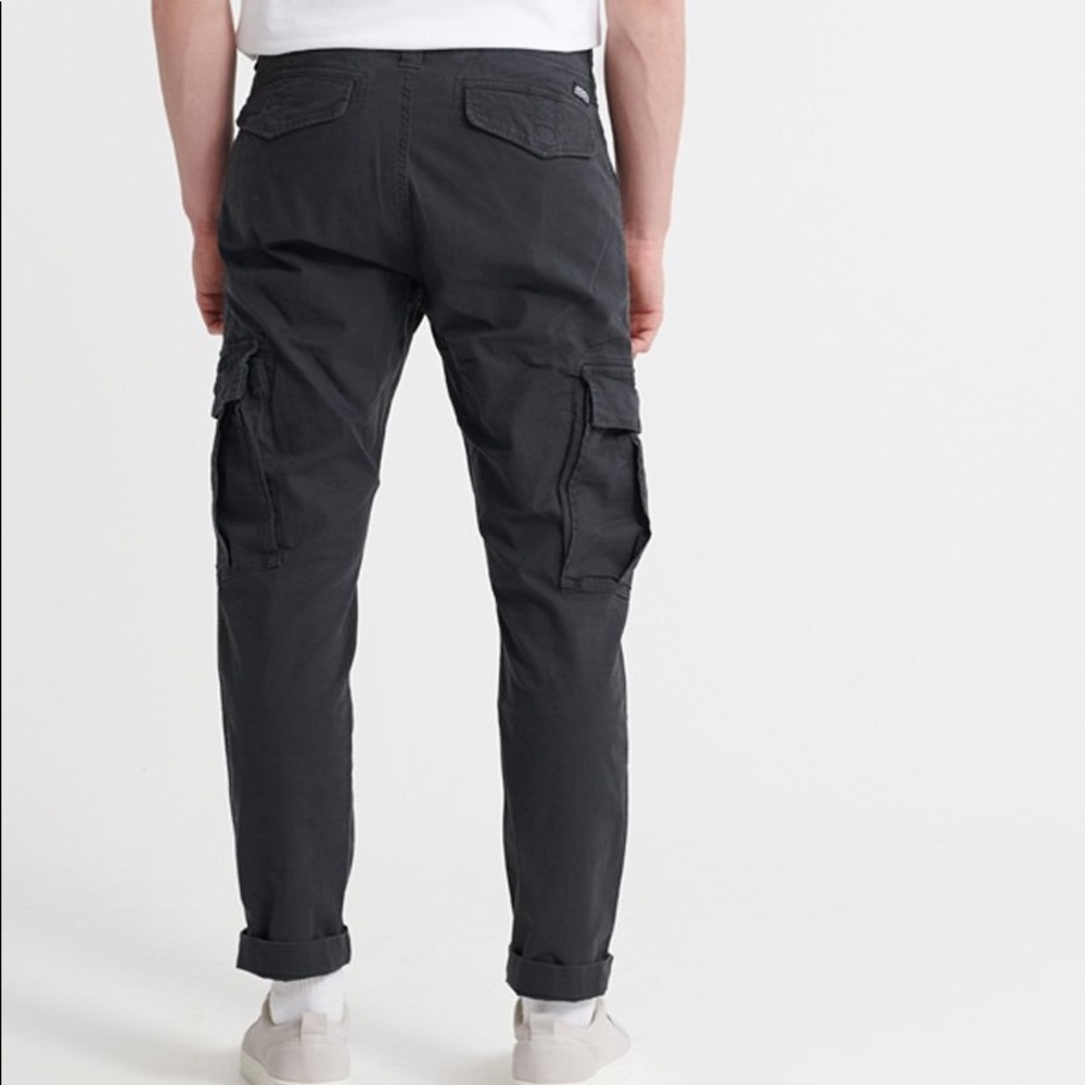 Superdry cargo pants 32 ( Washed Black)